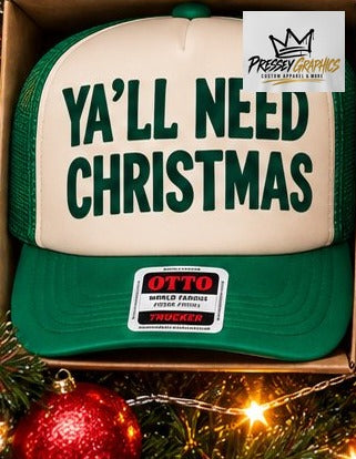 Adult Christmas Trucker Hats