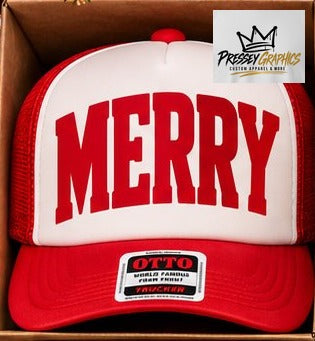Adult Christmas Trucker Hats