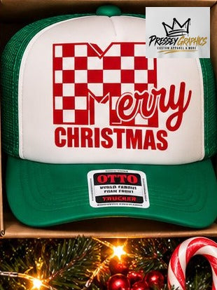 Adult Christmas Trucker Hats